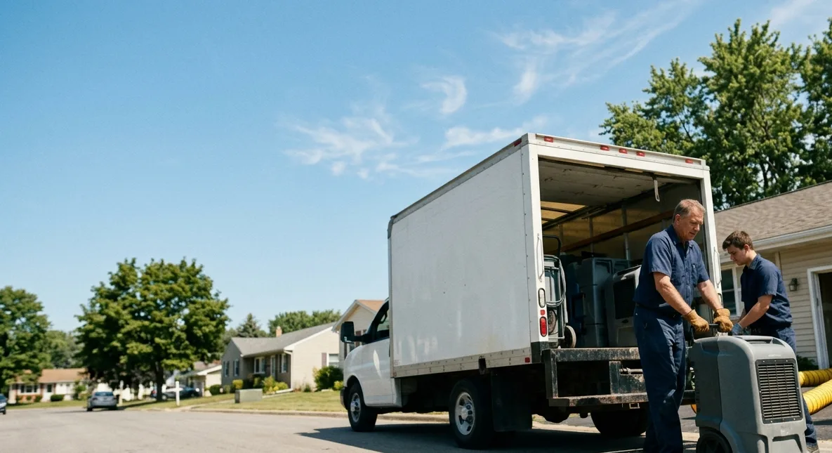Water Damage Cleanup in Thornburg, IA near me